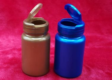Bouteilles de pilule colorées d'ensemble complet, secousse - conteneurs en plastique de capsule de chapeau supérieur faciles à s'ouvrir/étroit