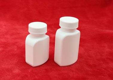 bouteille blanche de supplément de taille de 61mm, récipients d'entreposage de bouteille de pilule de couvercle à visser 