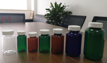 Vert de bouteilles rond de médecine d'ANIMAL FAMILIER des soins de santé 250ml/Brown/couleur naturelle