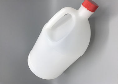 Bouteille d'eau manipulée médicale de HDPE, bouteilles d'eau en plastique avec le couvercle à visser rouge