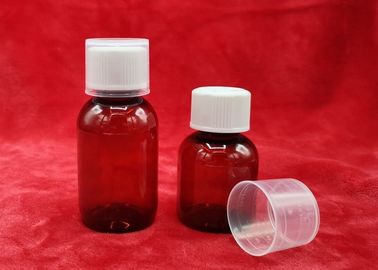 L'ANIMAL FAMILIER pharmaceutique de paquet médical met la taille en bouteille de 69mm Brown/couleur transparente