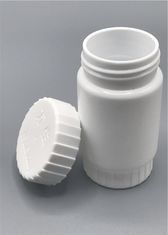 conteneurs pharmaceutiques du HDPE 60ml rond, conteneurs en plastique blancs de Tablette avec le chapeau