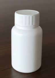 bouteilles de pilule de médecine de l'ensemble 100ml complet, bouteille de pilule blanche avec le poids 16.2g de chapeau
