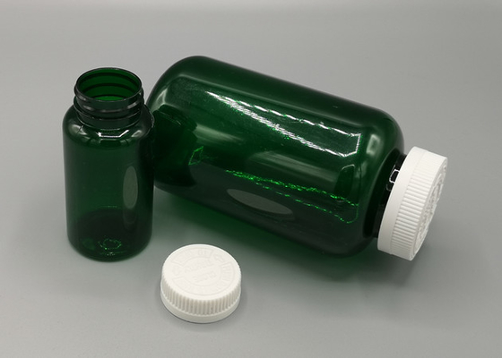 Conteneurs en plastique de pilule de conteneurs de vitamine de l'ANIMAL FAMILIER 500ml avec le revêtement en aluminium